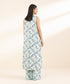 Unstitched Women's Embroidered Lawn Off White Shirt Trousers
